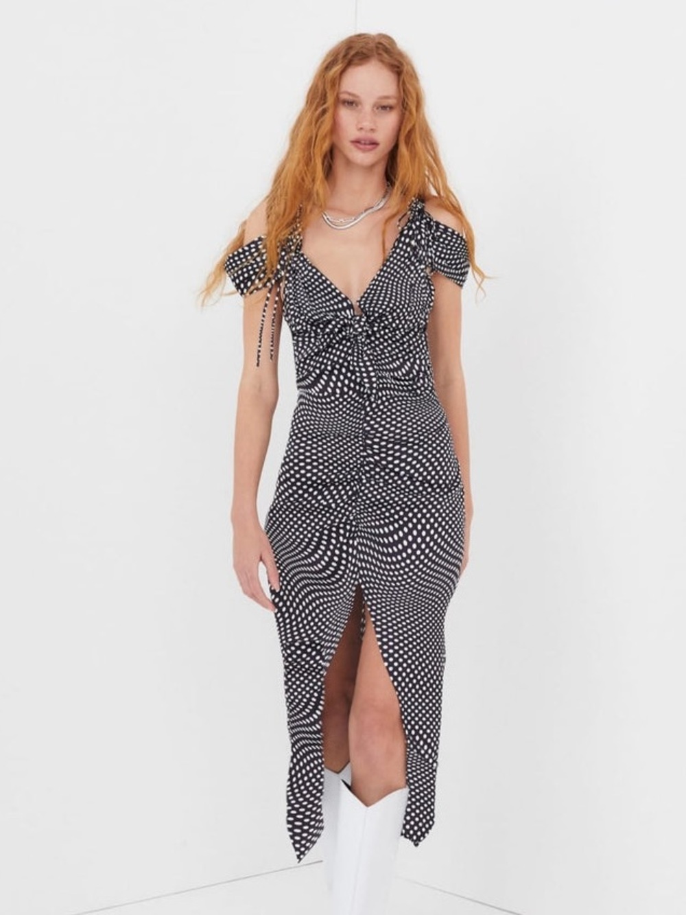 For Love & Lemons Beth Midi Dress Size XS